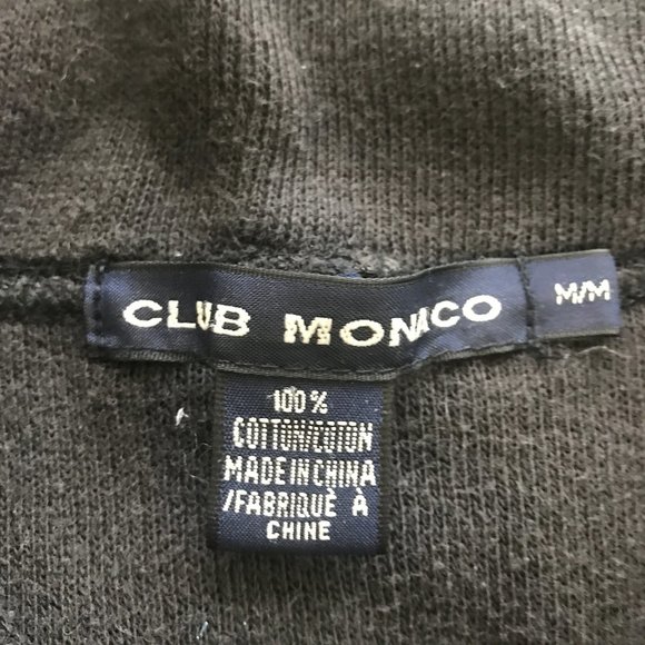 Club Monaco Cotton Sweater Black - Picture 2 of 3